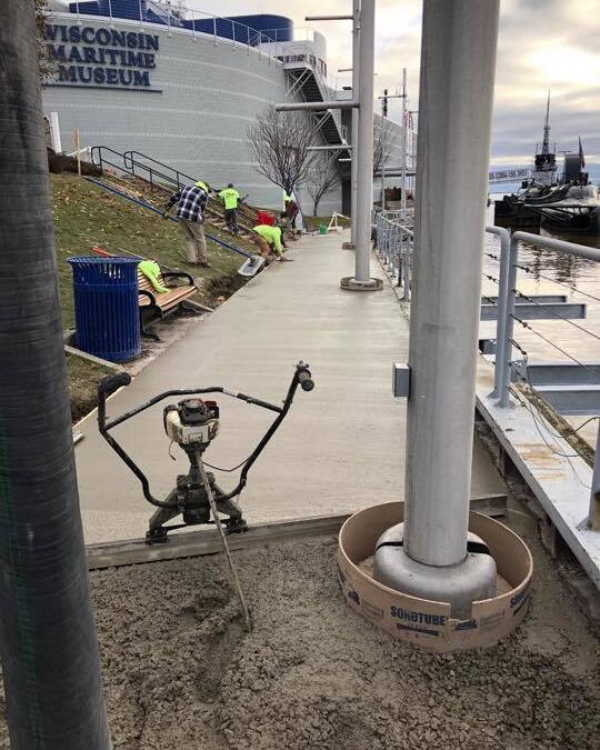 commercial concrete maritime museum manitowoc koeppel concrete
